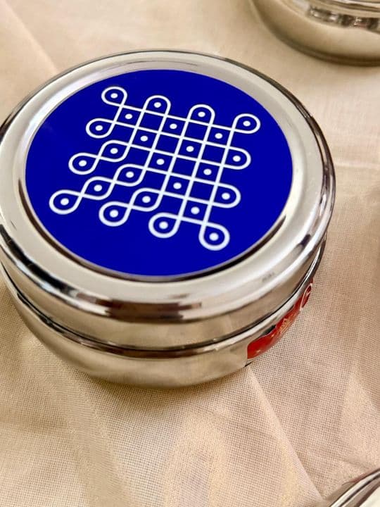 Kolam Steel Dabba