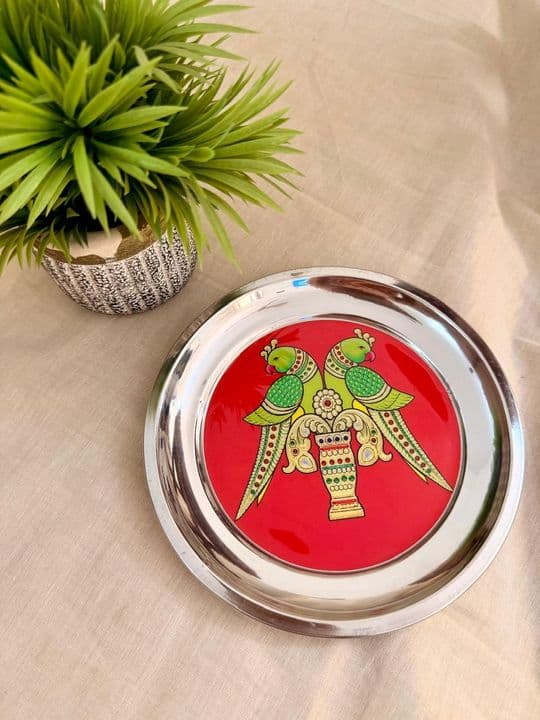 Hand-painted Steel Plate