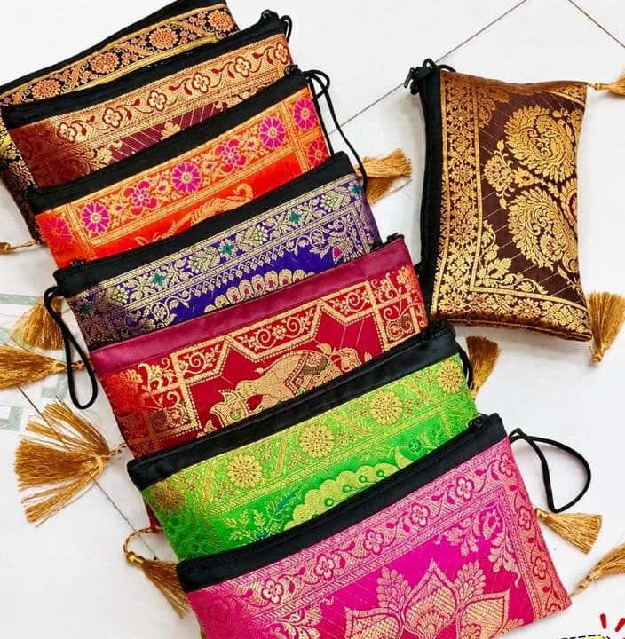 Banarasi Brocade Pouch