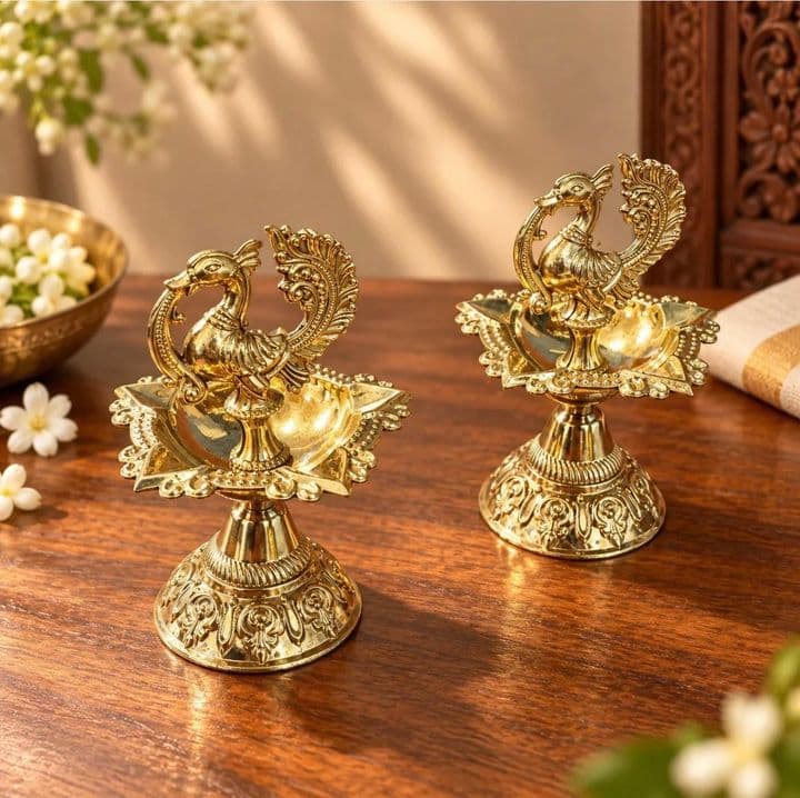 Annam Brass Lamp